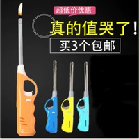 Зажигание кухонной газовой плиты, свеча, огонь, огонь, огонь, огонь, огонь, огонь, зажигайте огненную палку, надувную палку зажигания