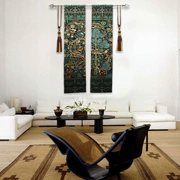 Tấm thảm treo tường Bỉ hiện đại tấm thảm nhà hiện đại William Morris của cuộc sống cặp bức tranh trang trí dọc mới