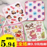 Мультяшный динозавр, детский носовой платок, хлопковое полотенце для умывания