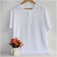 Net đỏ nổ mùa hè màu xanh lá cây trung niên rắn màu đồ ngủ nam cổ tròn mềm mại cotton ngắn tay lụa mịn bông nhân tạo - Pyjama đồ lót nữ