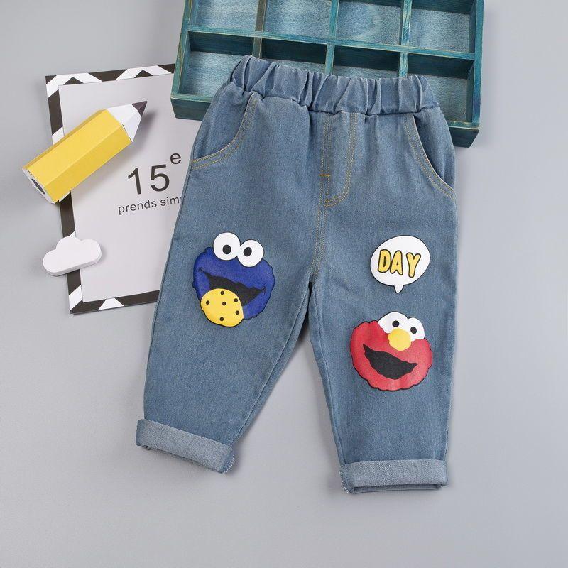 193107 & Sesame Street Pantsbaby Autumn clothes Boy Spring and Autumn suit 2021 new pattern Foreign style Three piece set tide baby clothes handsome Children's wear