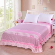 Mới trải giường ngủ váy đơn mảnh giường nhóm chà nhám 1,8 m giường đôi công chúa vải lanh giường - Váy Petti