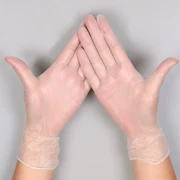 Găng tay mỏng cho phụ nữ để làm việc khô thoáng khí chống mòn bao bì nhanh tay bao bì PVC mỏng dùng một lần - Găng tay