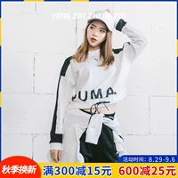 PUMA 彪马 2019 áo len thể thao CHase mới cổ tròn áo sơ mi giản dị áo thun 579115 01 - Thể thao lông cừu / jumper áo hoodie màu đen