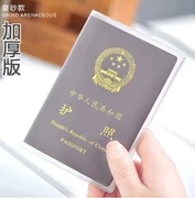 PVC không thấm nước hộ chiếu gói trong suốt hộ chiếu bìa Hàn Quốc đa chức năng minh bạch hộ chiếu bảo vệ bìa hộ chiếu giữ giấy chứng nhận bộ