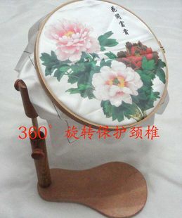 Su 刺繍 DIY 立体回転抗頸椎痛刺繍補助ツール 360 ° 回転垂直刺繍担架