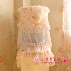 Чехол для кулера Розовый кружево крышка