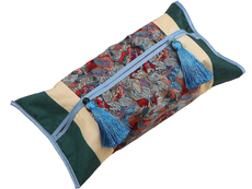 Коробка для салфеток 艺必旭 中式古典流苏纸巾盒套 纸巾抽套