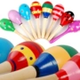 Màu sắc bằng gỗ ngón tay lớn búa cát nhạc cụ chuyên nghiệp nhạc cụ gõ trẻ em đồ chơi giáo dục đồ chơi trí tuệ cho bé