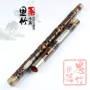 Zhou Sijin tinh chế Zizhu sáo lớn A lớn G lớn thả B lớn F điều chỉnh tre tím chuyên nghiệp chơi sáo tre nhạc cụ - Nhạc cụ dân tộc mua sáo
