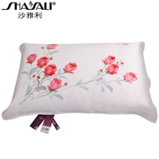 Shaya Li Silk bộ giường ngủ của vẽ tay lụa gối mềm mại và thoải mái gối lụa chính hãng với gối - Khăn gối