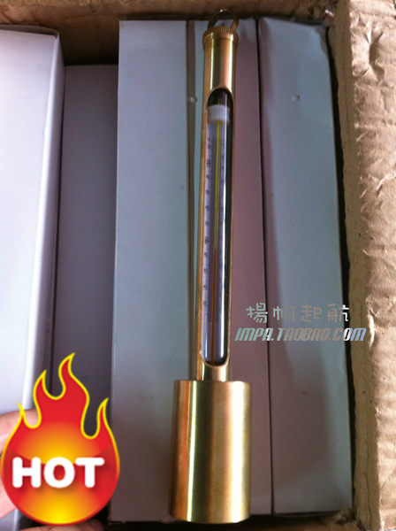 Медная оболочка морская вода термометр Лодка стол слой термометр аквакультура температура Таблица -10-110 ℃