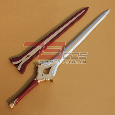 taobao agent 79COS Flame Equipment Awakening Ku Lim National Treasure Sword Law Rucion Cos handmade props 0411
