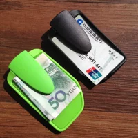 Ví đựng thẻ thông minh hai mặt Ví đa dụng Ví sáng tạo Thiết bị EDC Du lịch ngoài trời rất dễ sử dụng ví đựng thẻ atm có nút đẩy thẻ