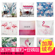 Hồng net đỏ Bắc Âu nền vải ins treo unicorn flamingo dream catcher tấm thảm tường bao gồm vải