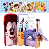 Дисней, японские канцтовары, пенал на солнечной энергии, вместительный и большой держатель для ручек