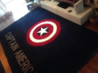 Anh Captain America Shield Phòng khách Phòng ngủ Handmade Bedside Coffee Table Full Shop Tính cách thủy triều Thương hiệu Trẻ em Thảm Tùy chỉnh - Thảm thảm trải nền nhà