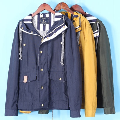 甩 包邮 quần áo của nam giới Jie loạt mùa xuân sản phẩm mới dây kéo trùm đầu thủy triều giản dị áo gió áo khoác ngắn 2111