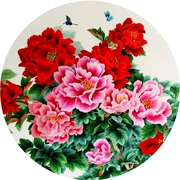 Nổi tiếng cổ thêu nghệ thuật thêu thêu diy kit người mới bắt đầu handmade sơn trang trí vòng bướm tình yêu hoa mẫu đơn 35 * 35 CM