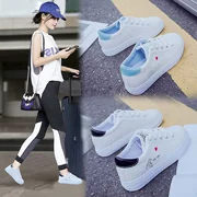 Giày vải mới 2018 nữ sinh viên mùa hè Phiên bản Hàn Quốc Harajuku ulzzang đế phẳng màu trắng hoang dã giày