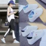 Giày vải mới 2018 nữ sinh viên mùa hè Phiên bản Hàn Quốc Harajuku ulzzang đế phẳng màu trắng hoang dã giày giầy anta nữ