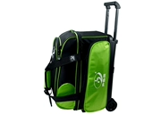 2017 new boutique 1680 DPBS bóng đôi drawbar bowling túi bowling bag hai túi bóng màu xanh lá cây