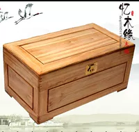 Toon hộp gỗ vali Hộp hôn nhân Phiên bản đơn giản của hộp chống côn trùng hộp đèn hộp lưu trữ hộp gỗ cổ điển rắn - Cái hộp hộp gỗ đẹp