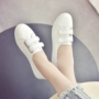 2018 mùa xuân và mùa thu phụ nữ mới của giày Hàn Quốc phiên bản của Velcro thấp để giúp nhỏ màu trắng giày phẳng sinh viên hoang dã giày thủy triều giày thường giày nữ sneaker