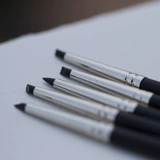 5 -силиконовая ручка с ручками, акварельная масляная живопись Акриловая мука.