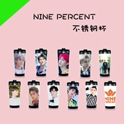 NINE PERCENT Cai Xukun Fan Wei Chen Linong Zhu Zhengting Cup Curve với cùng một đoạn inox cốc