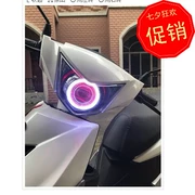 Áp dụng cho Qiaoge FS115 mới thông minh lưới xe máy đèn xenon lắp ráp ống kính sửa đổi đèn pha chiếu sáng mắt thiên thần