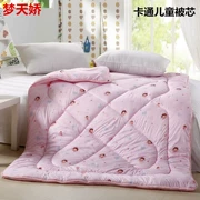 Chăn trẻ em dày mùa xuân và mùa thu quilt sợi được cored bởi mùa xuân và mùa thu bởi sinh viên duy nhất con được phim hoạt hình