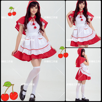 taobao agent Little Red Riding Hood, clothing, cosplay, halloween