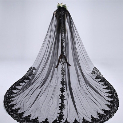 taobao agent Long black hair accessory for bride, Korean style, 3m