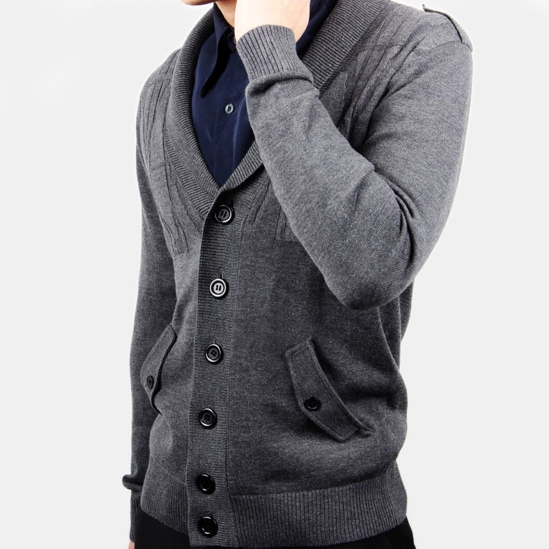Lựa chọn tốt cho mùa thu và mùa đông retro áo len nam cardigan phù hợp với áo len cardigan mùa thu và áo len mùa đông cổ điển Hàn Quốc - Áo len