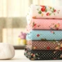 Kẹo bán vải dâu tây điểm sóng bông vải cotton áo sơ mi váy handmade trẻ em quần áo vải tự làm vải cotton họa tiết