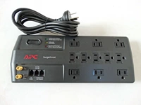 Оригинальный APC Professional -Level Lightning Shreation Pirection Filection Filtering Power Socket TV ADSL Main Lianlian