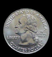 Tại Mỹ 25 xu đồng xu (Đô la Mỹ) số một người chơi với cùng một tiền xu cộng với đạo cụ cuộc sống tiền xu cổ trung quốc qua các thời kỳ