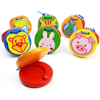 Phim hoạt hình động vật castanets Nhận thức âm nhạc Dụng cụ Orff đồ chơi giáo dục trẻ em 6-12 tháng 1-2-3 tuổi bộ nhạc cụ đồ chơi