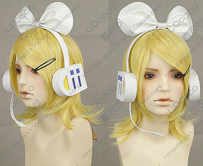 taobao agent Sell like hot cakes!High -temperature silk fox ears optional/mirror sound Rin/bell/noble gold V2/cosplay wig