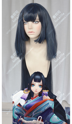 taobao agent Straight hair, bangs, braid, wig, cosplay