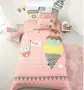 G382 dễ thương nón kem phòng công chúa màu hồng chống mite "Hàn Quốc mua" gói Bộ đồ giường bông - Bộ đồ giường trẻ em 	chăn ga cho bé đi học	