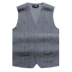 Trung và cũ tuổi của nam giới mùa xuân và mùa thu mỏng vest cha áo len vest vest len ​​vest đan cardigan kích thước lớn áo vest nam thời trang Dệt kim Vest