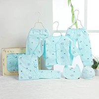 Bé sơ sinh quần áo cotton sơ sinh quần áo 0-3 tháng bé đặt nguồn cung cấp mùa xuân và mùa hè trăng tròn hộp quà tặng đồ em bé sơ sinh