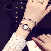 Đồng hồ nữ chính hãng chống nước Hàn Quốc Xu hướng thời trang Sinh viên Đơn giản Quay số nhỏ Vòng đeo tay thời trang Vòng đeo tay nữ - Vòng đeo tay Cuff