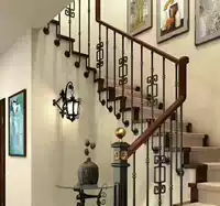 Железная лестница в стиле европейского в стиле
