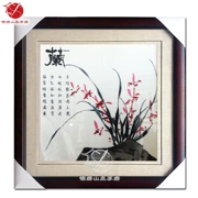 Jinxiu Villa Su thêu Bộ thêu một mặt thành phẩm Sản phẩm thêu tay nóng bỏng nghiên cứu văn phòng với khung tranh