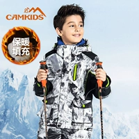 Camkids quần áo trẻ em lạc đà nhỏ Quần áo trẻ em trượt tuyết 2017 mùa đông mới cho bé trai mặc ngoài trời áo khoác ấm áo chống nắng mùa hè trẻ em