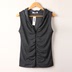 Mùa xuân và mùa hè người đàn ông mỏng của giản dị đan vest nam Hàn Quốc phiên bản của không tay vest vest trùm đầu vest cardigan coat Dệt kim Vest