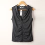 Mùa xuân và mùa hè người đàn ông mỏng của giản dị đan vest nam Hàn Quốc phiên bản của không tay vest vest trùm đầu vest cardigan coat áo vest nam thời trang